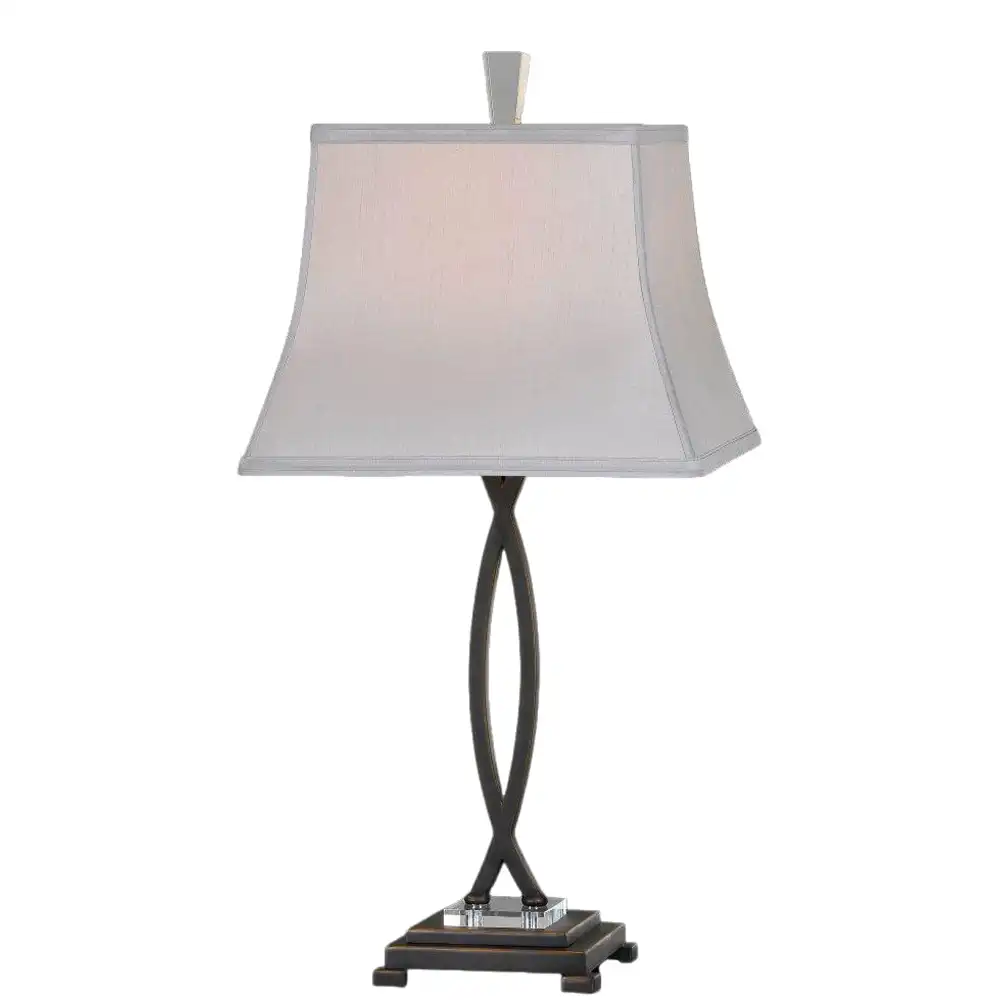 The Interlace Crystal & Metal Table Lamp The Interlace Crystal & Metal Table Lamp