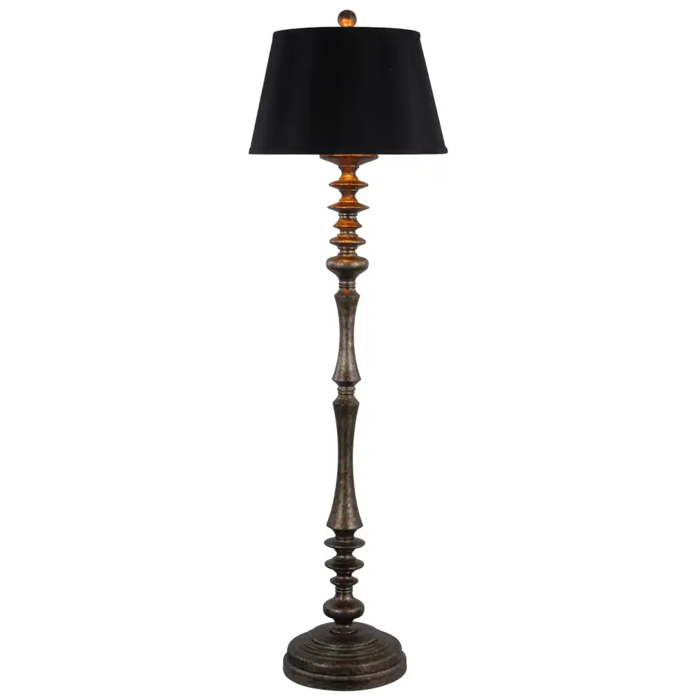 The Nocturne Patina Handcrafted Metal Floor Lamp The Nocturne Patina Handcrafted Metal Floor Lamp