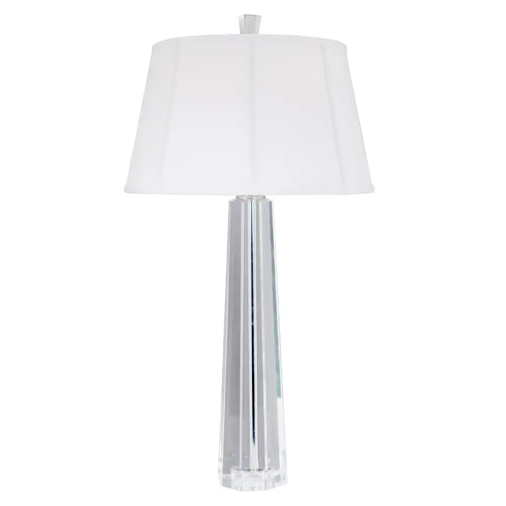 The Obelisk Radiance Faceted Crystal Table Lamp The Obelisk Radiance Faceted Crystal Table Lamp