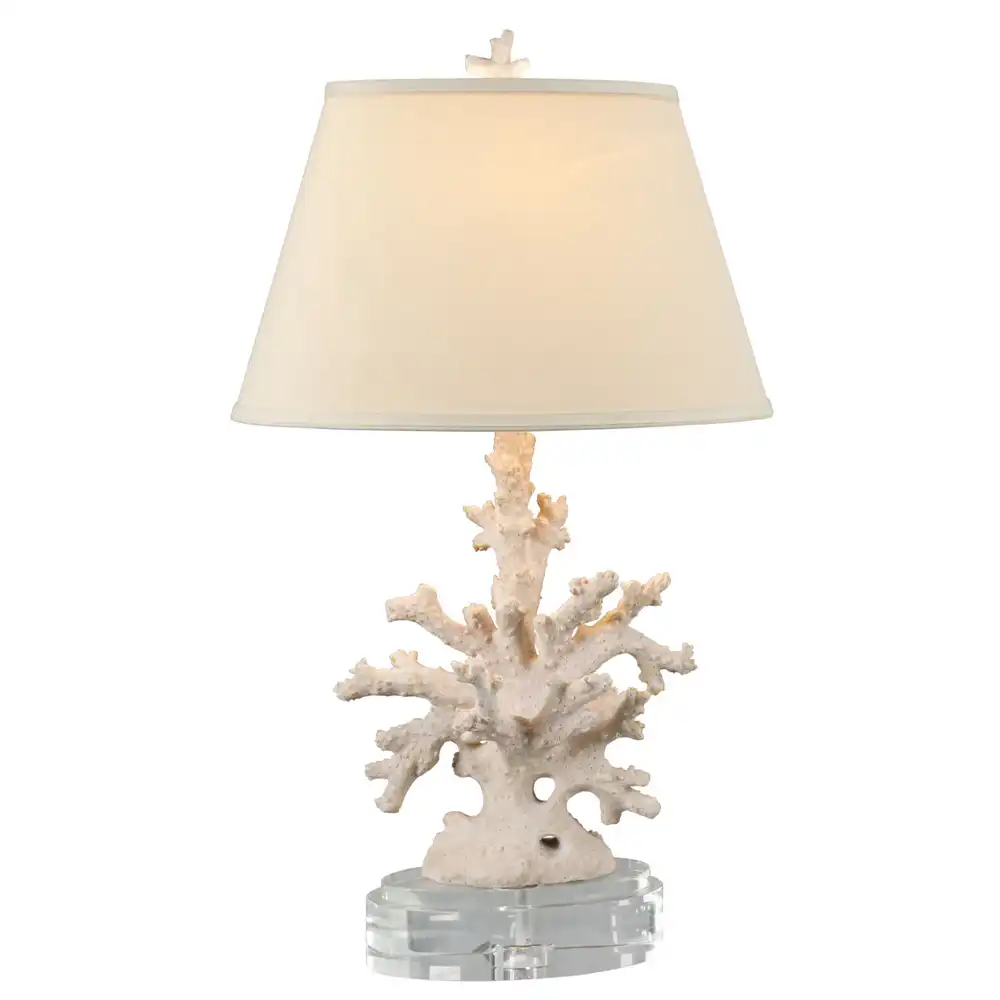 The Oceanic Bloom Coral & Crystal Table Lamp The Oceanic Bloom Coral & Crystal Table Lamp