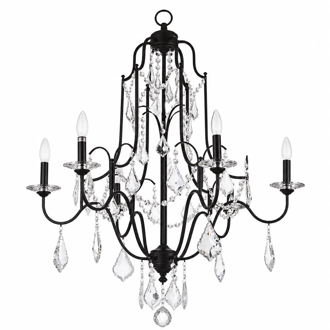 The-Regal-Cascade-6-Light-Crystal-Chandelier-1 The-Regal-Cascade-6-Light-Crystal-Chandelier-1