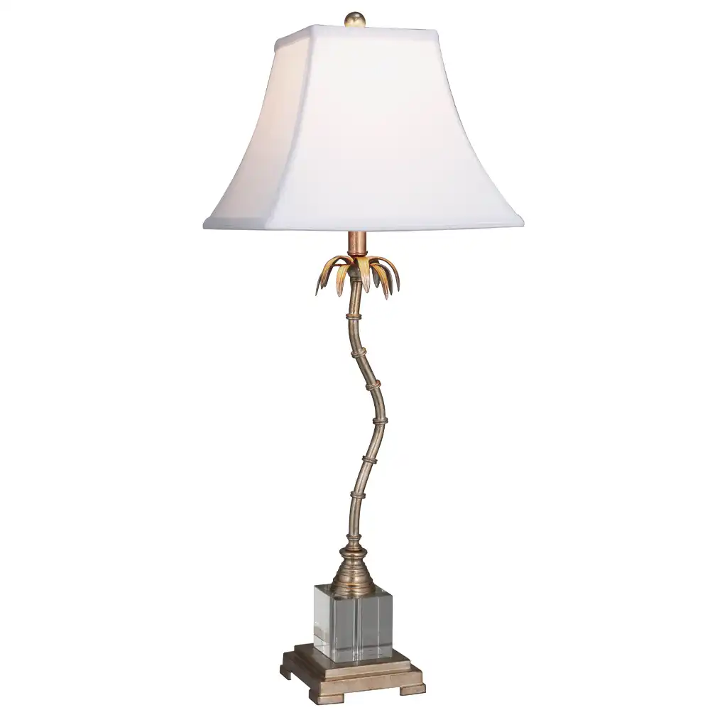 The Tropical Oasis Palm Frond Table Lamp The Tropical Oasis Palm Frond Table Lamp