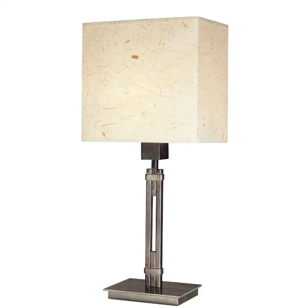 The Zen Square Contemporary Metal Table Lamp The Zen Square Contemporary Metal Table Lamp