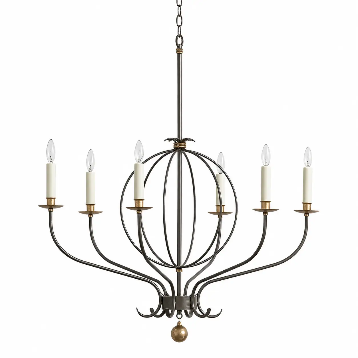 Valmere-Pendant-6-Light-Custom-Matte-Black-and-Antique-Brass-Chandelier-1 Valmere-Pendant-6-Light-Custom-Matte-Black-and-Antique-Brass-Chandelier-1