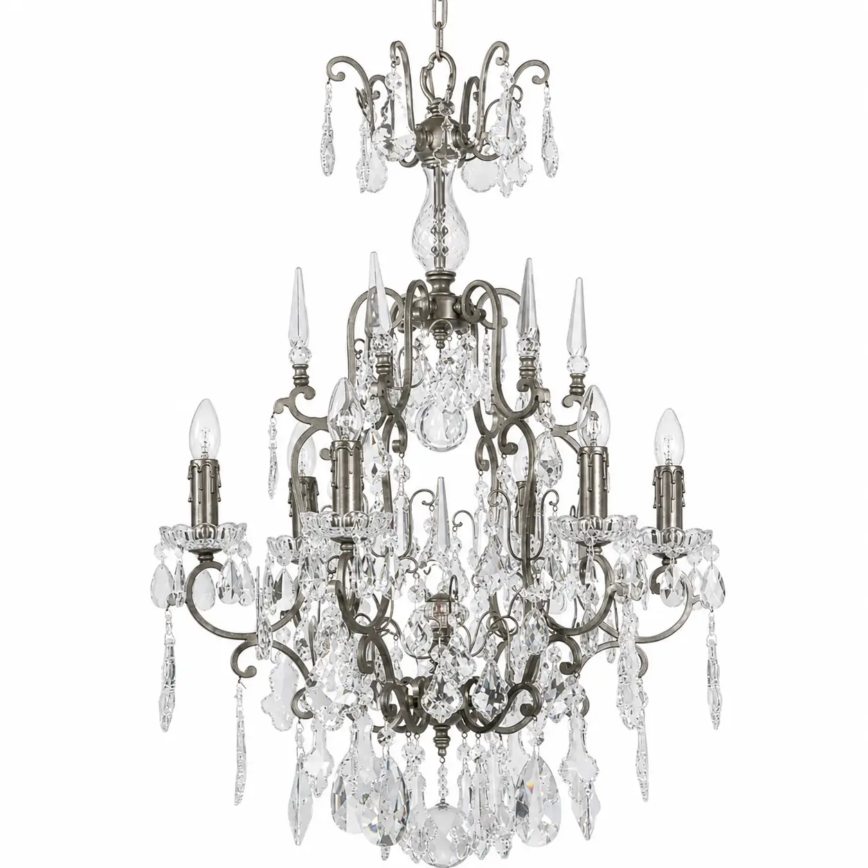 Versailles-6-Light-Antique-Silver-Crystal-Chandelier-1 Versailles-6-Light-Antique-Silver-Crystal-Chandelier-1