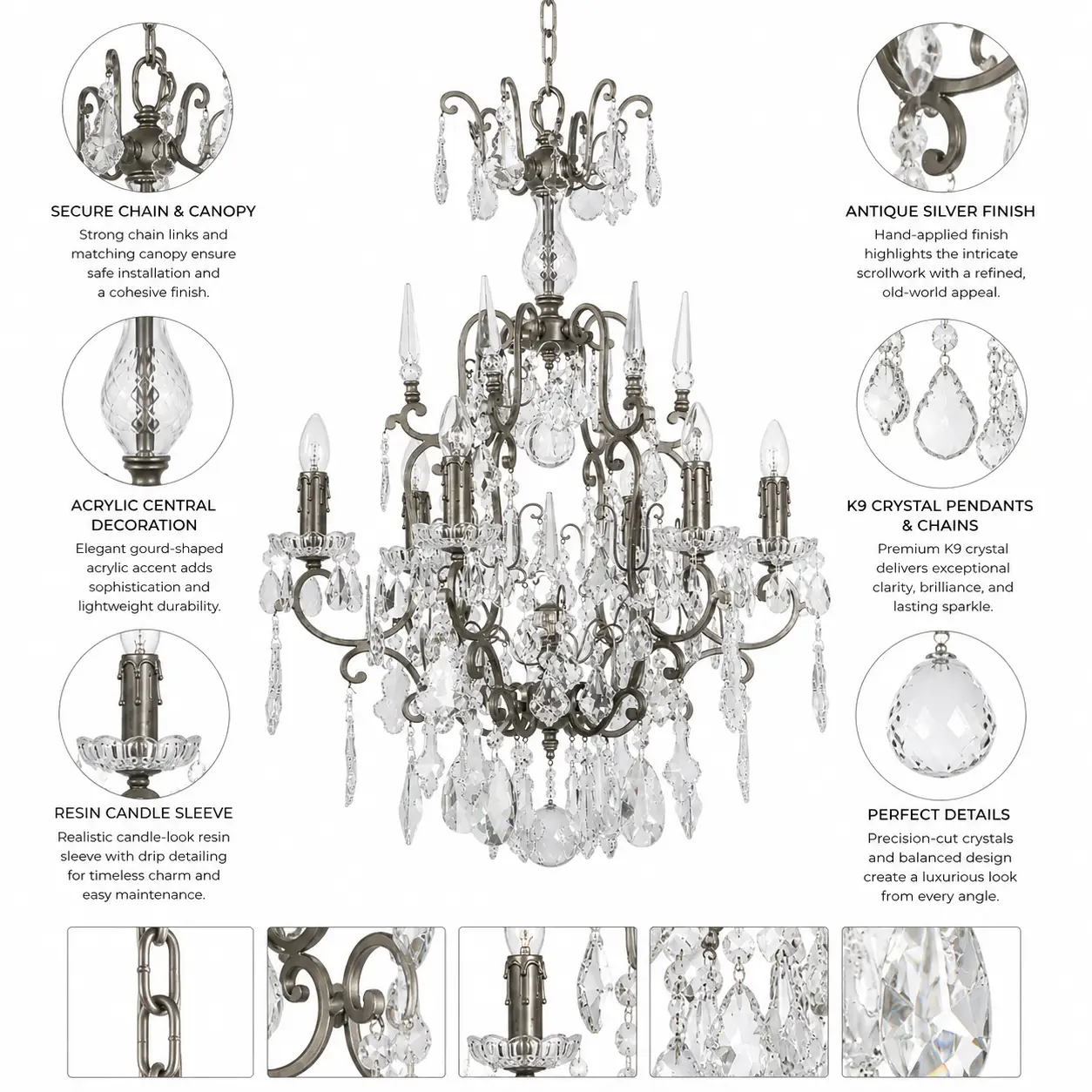 Versailles-6-Light-Antique-Silver-Crystal-Chandelier-2 Versailles-6-Light-Antique-Silver-Crystal-Chandelier-2