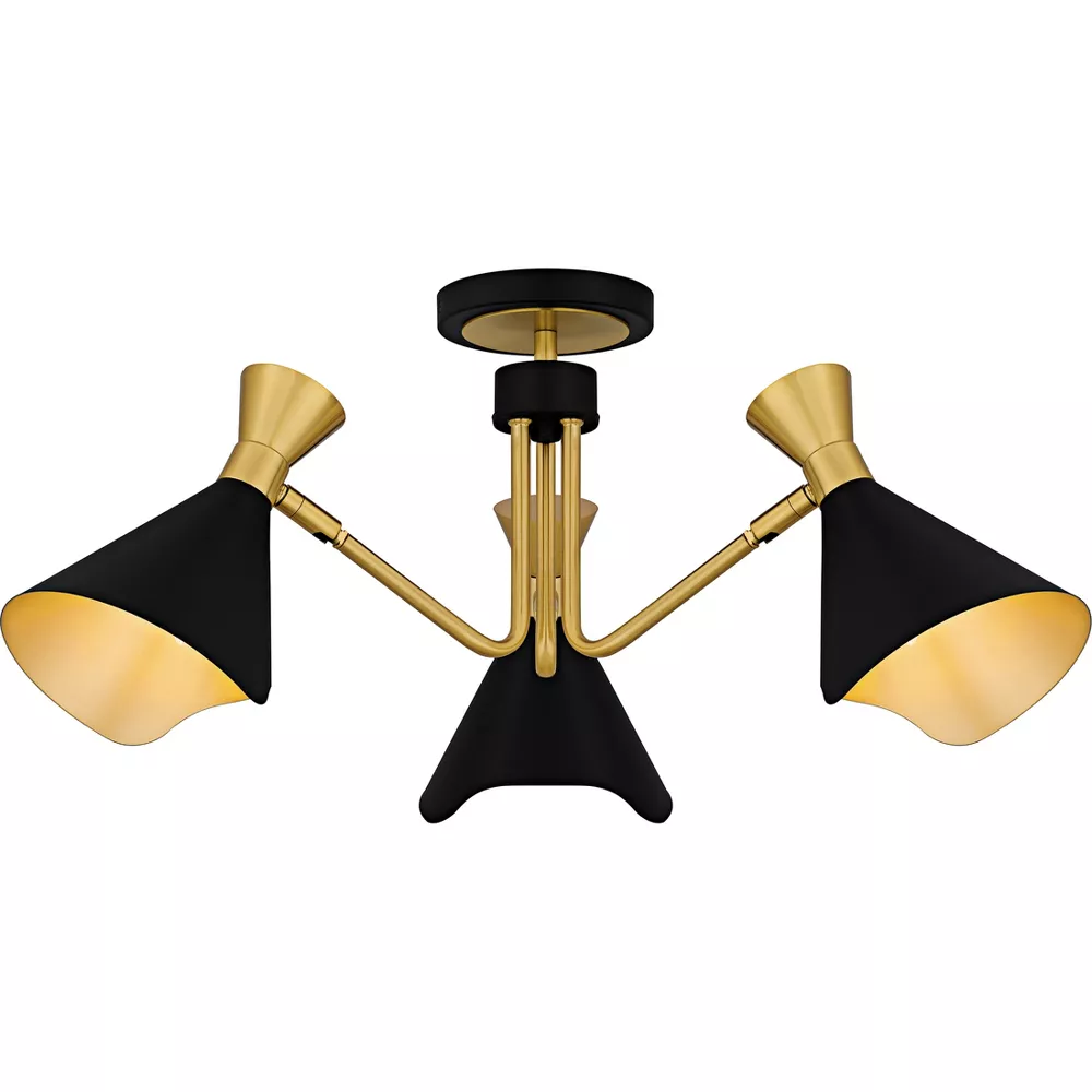 Arden Articulated 3-Light Semi-Flush Mount 1 Arden Articulated 3-Light Semi-Flush Mount 1
