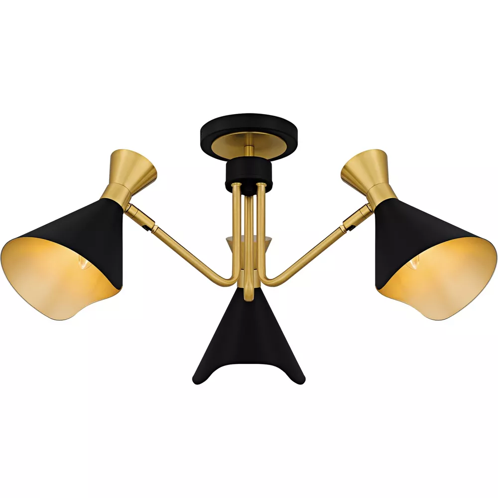 Arden Articulated 3-Light Semi-Flush Mount 3 Arden Articulated 3-Light Semi-Flush Mount 3