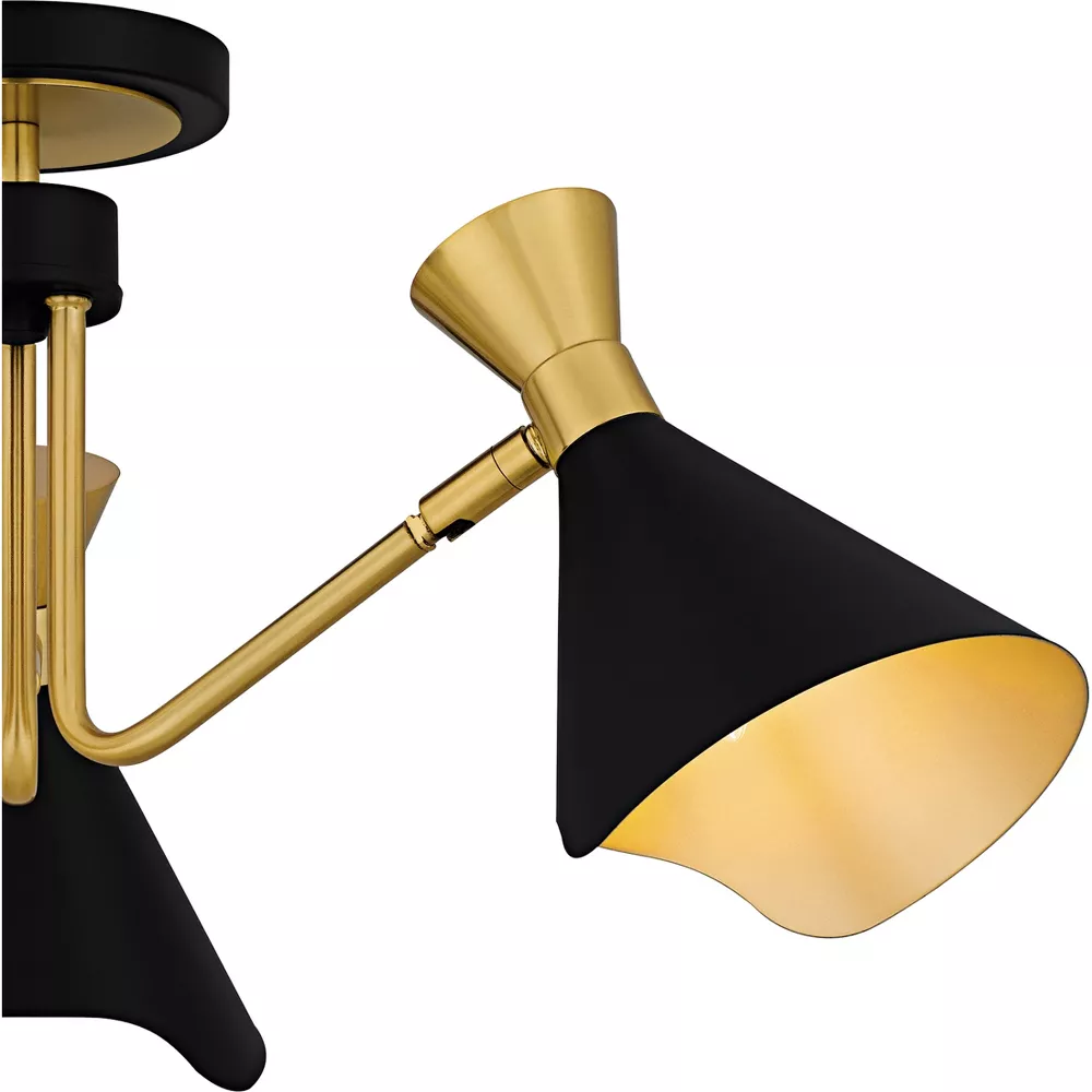 Arden Articulated 3-Light Semi-Flush Mount 5 Arden Articulated 3-Light Semi-Flush Mount 5