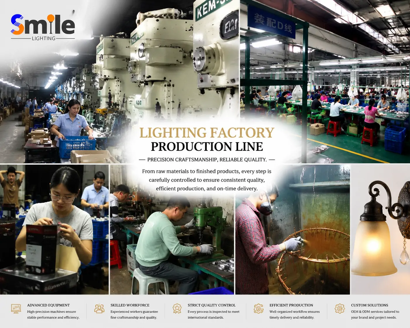 Lighting Factory Production Line