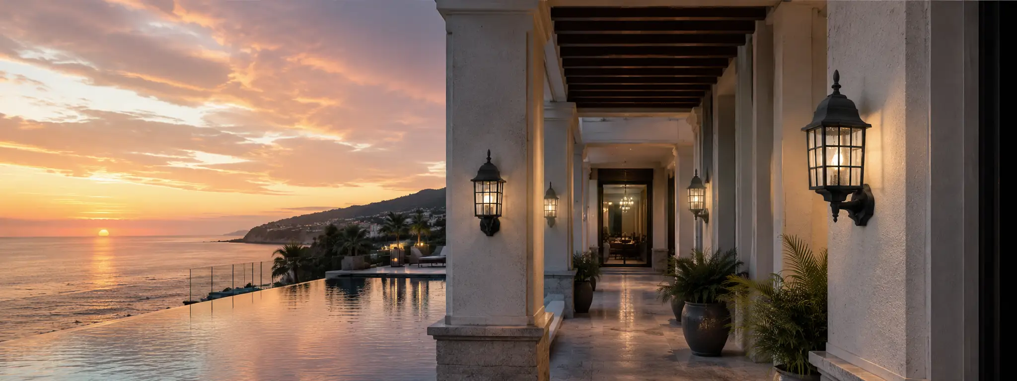 Heritage Craftsman Lantern - Coastal Luxury Context
