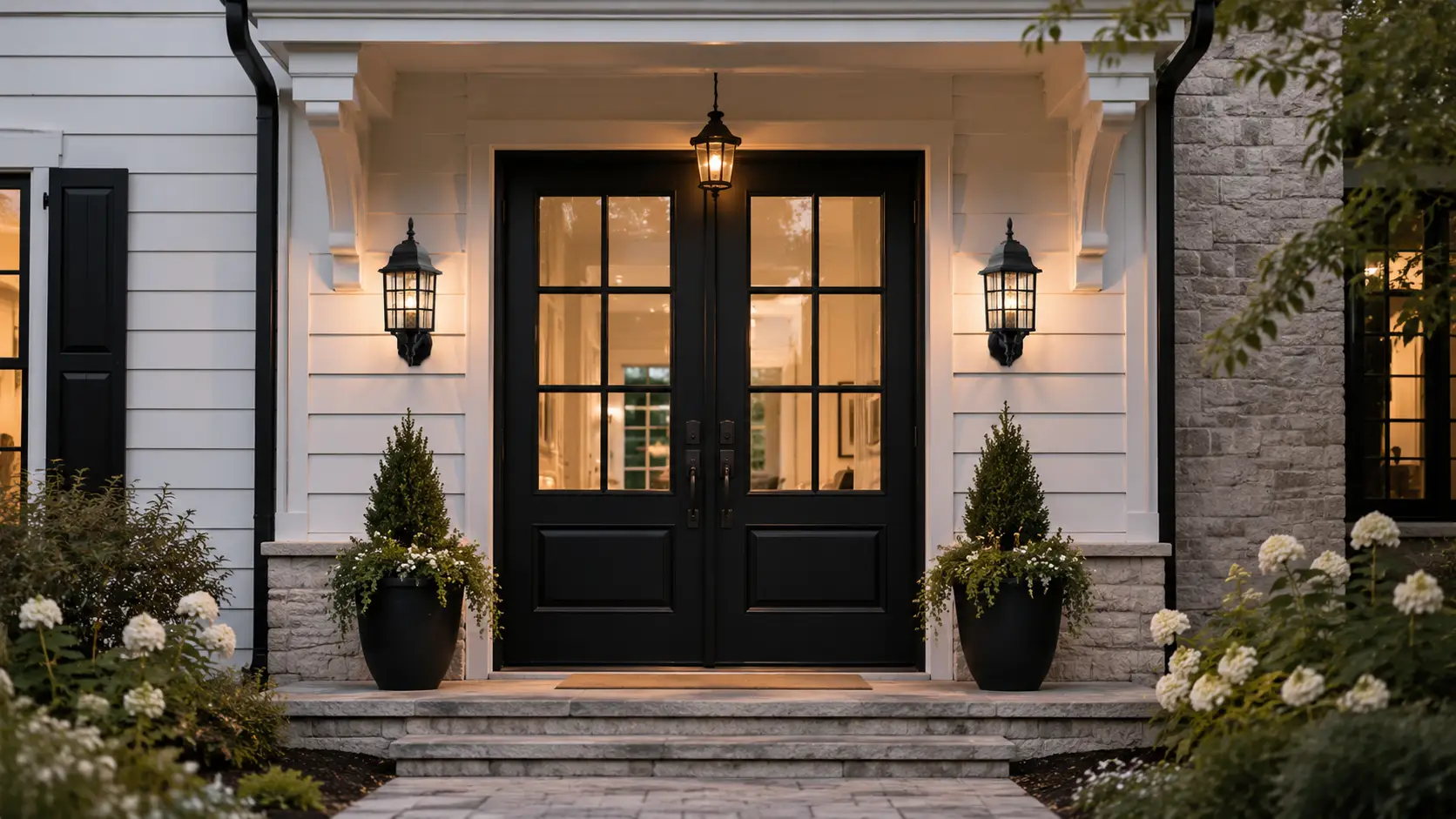 Heritage Craftsman Lantern - Modern Farmhouse Context