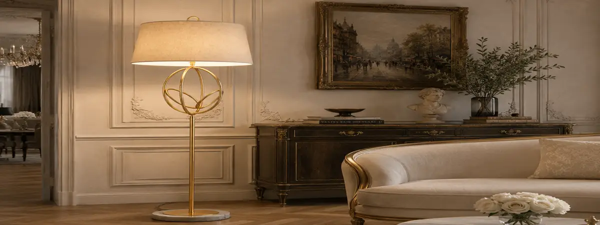 The Bloom Floor Lamp - Parisian Chic Executive Suite