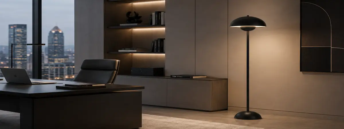 The Dome Floor Lamp - Minimalist Corporate Executive Suite