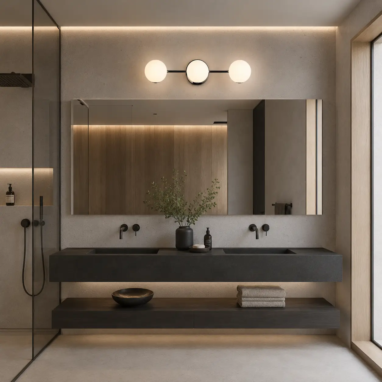 3D Spatial Render - Modern Luxury / Minimalist Wellness Spa