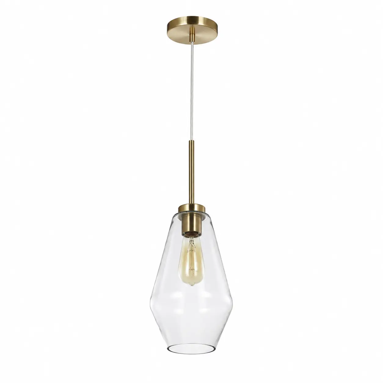 1-Light-Amber-Bloom-Modern-Geometric-Glass-Pendant-1 1-Light-Amber-Bloom-Modern-Geometric-Glass-Pendant-1