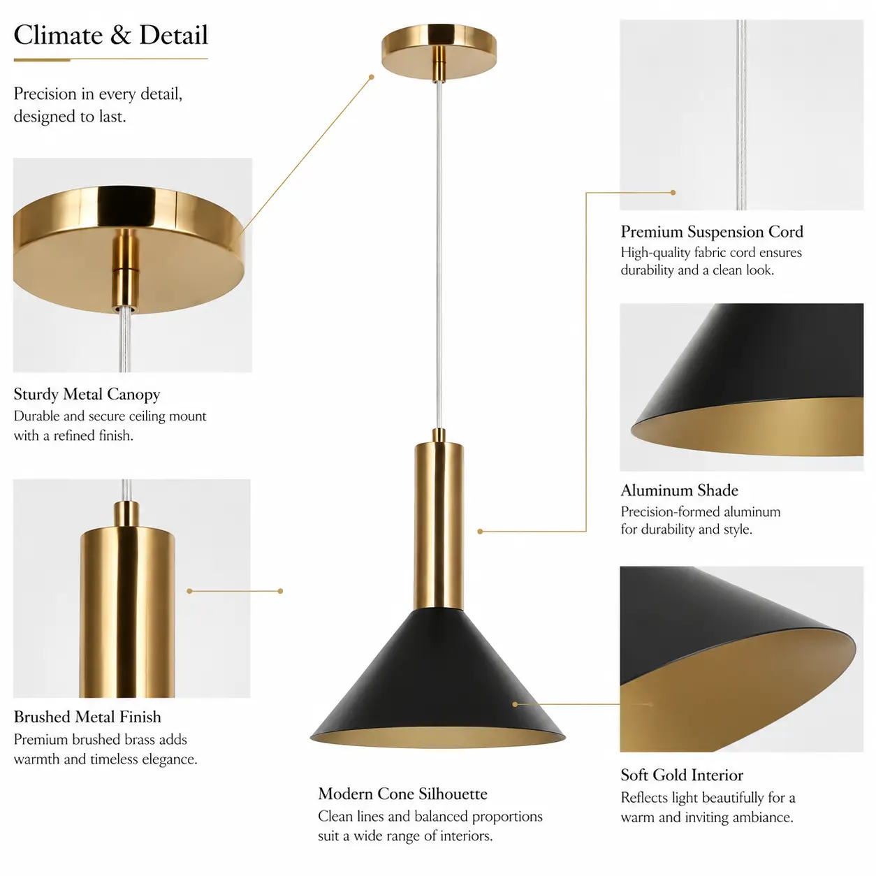 1-Light-Eclipse-Modern-Cone-Pendant-2 1-Light-Eclipse-Modern-Cone-Pendant-2