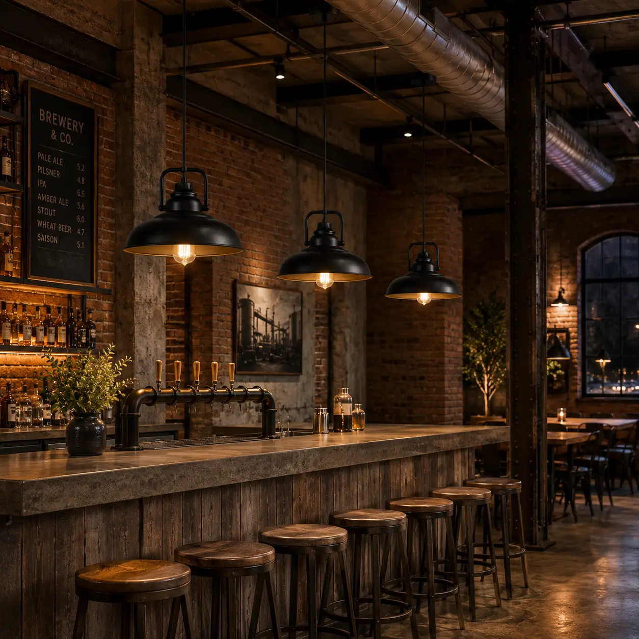 1-Light-Heritage-Forge-Industrial-Barn-Pendant-industrial-bar-counter 1-Light-Heritage-Forge-Industrial-Barn-Pendant-industrial-bar-counter