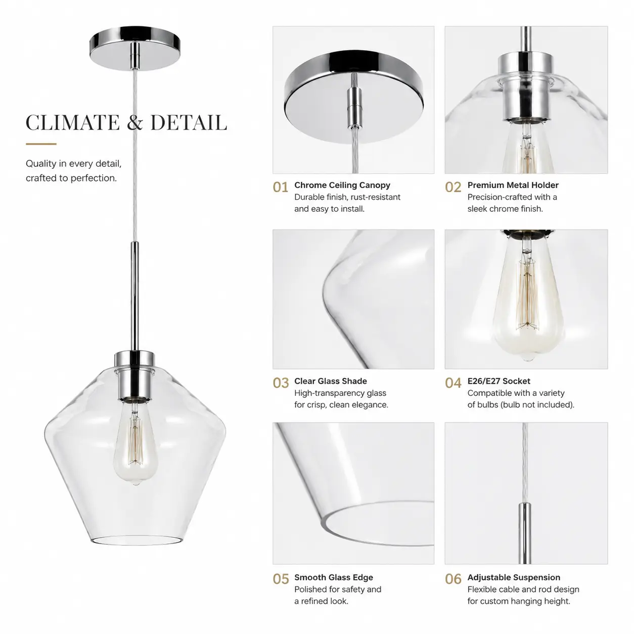 1-Light-Luminos-Edge-Modern-Clear-Glass-Pendant-2 1-Light-Luminos-Edge-Modern-Clear-Glass-Pendant-2