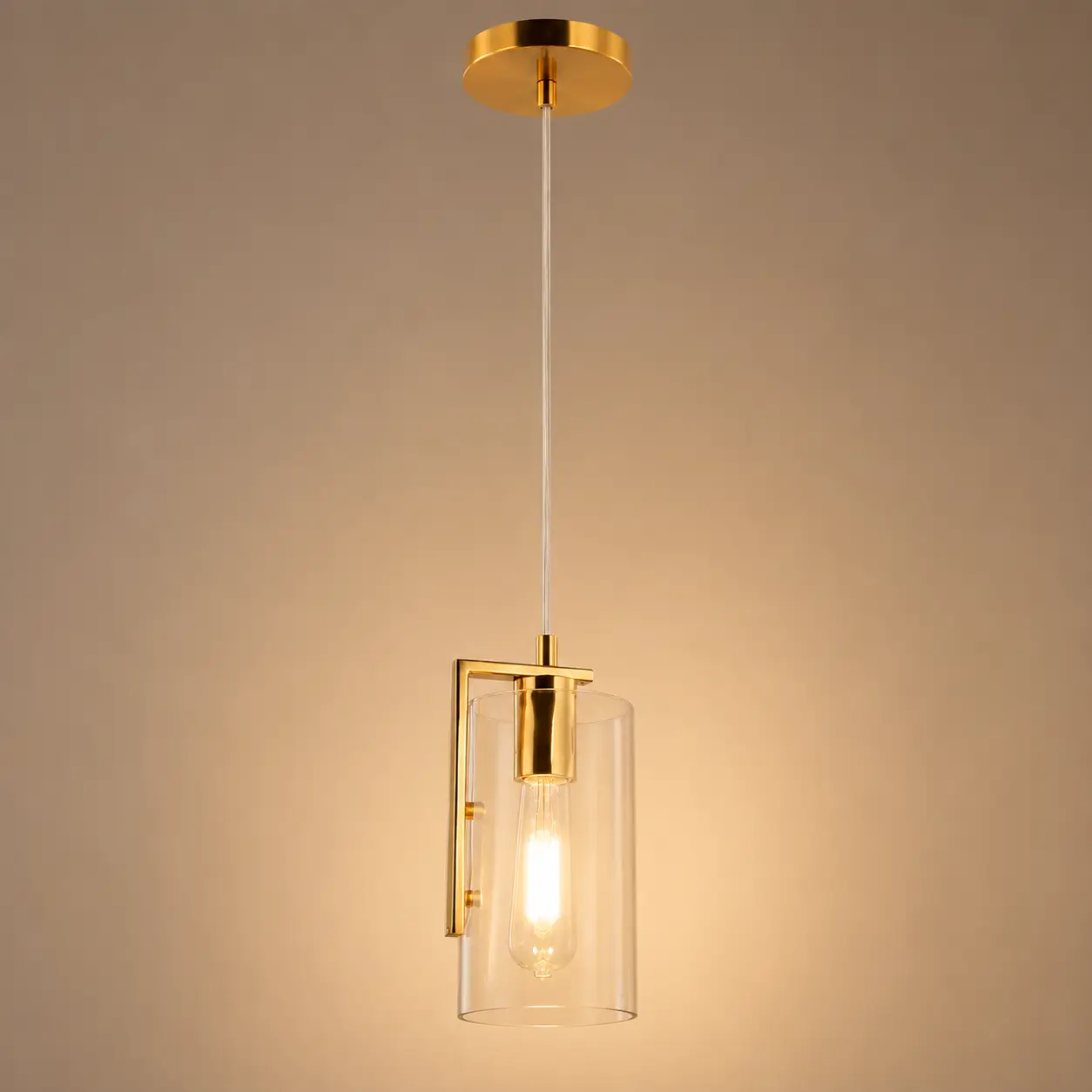 1-Light-Luxe-Frame-Modern-Cylinder-Pendant-3 1-Light-Luxe-Frame-Modern-Cylinder-Pendant-3