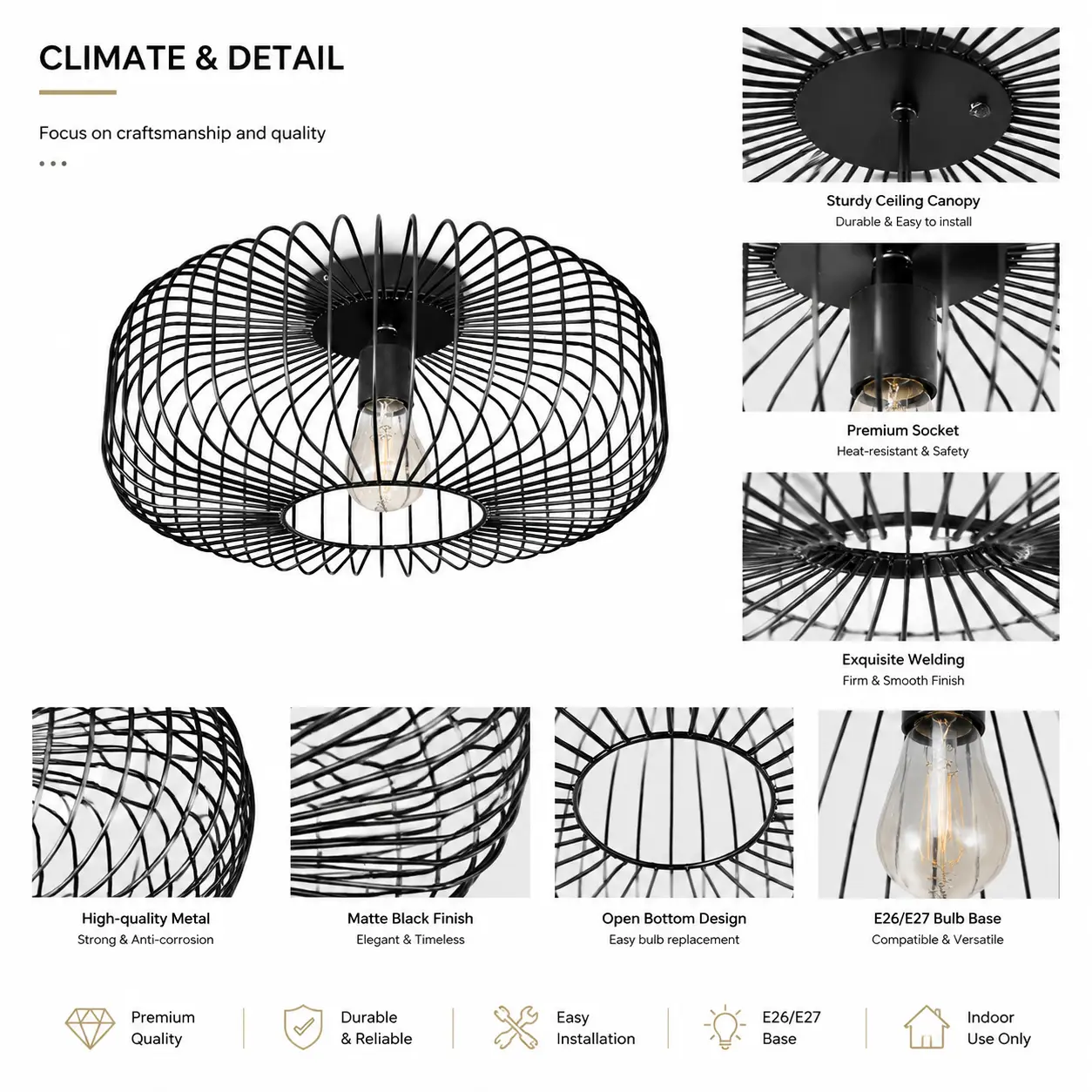 1-Light-Modern-Vintage-Wire-Cage-Semi-Flush-Mount-Pendant-Light-2 1-Light-Modern-Vintage-Wire-Cage-Semi-Flush-Mount-Pendant-Light-2