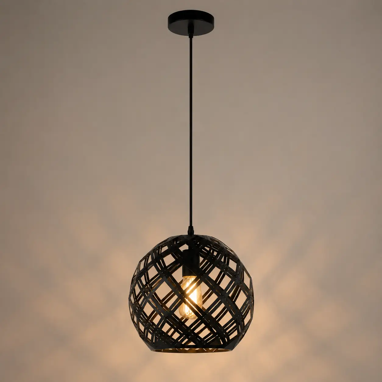 1‑Light-Bloom-Pendant-with-Iron-Weave-Shade-3 1‑Light-Bloom-Pendant-with-Iron-Weave-Shade-3