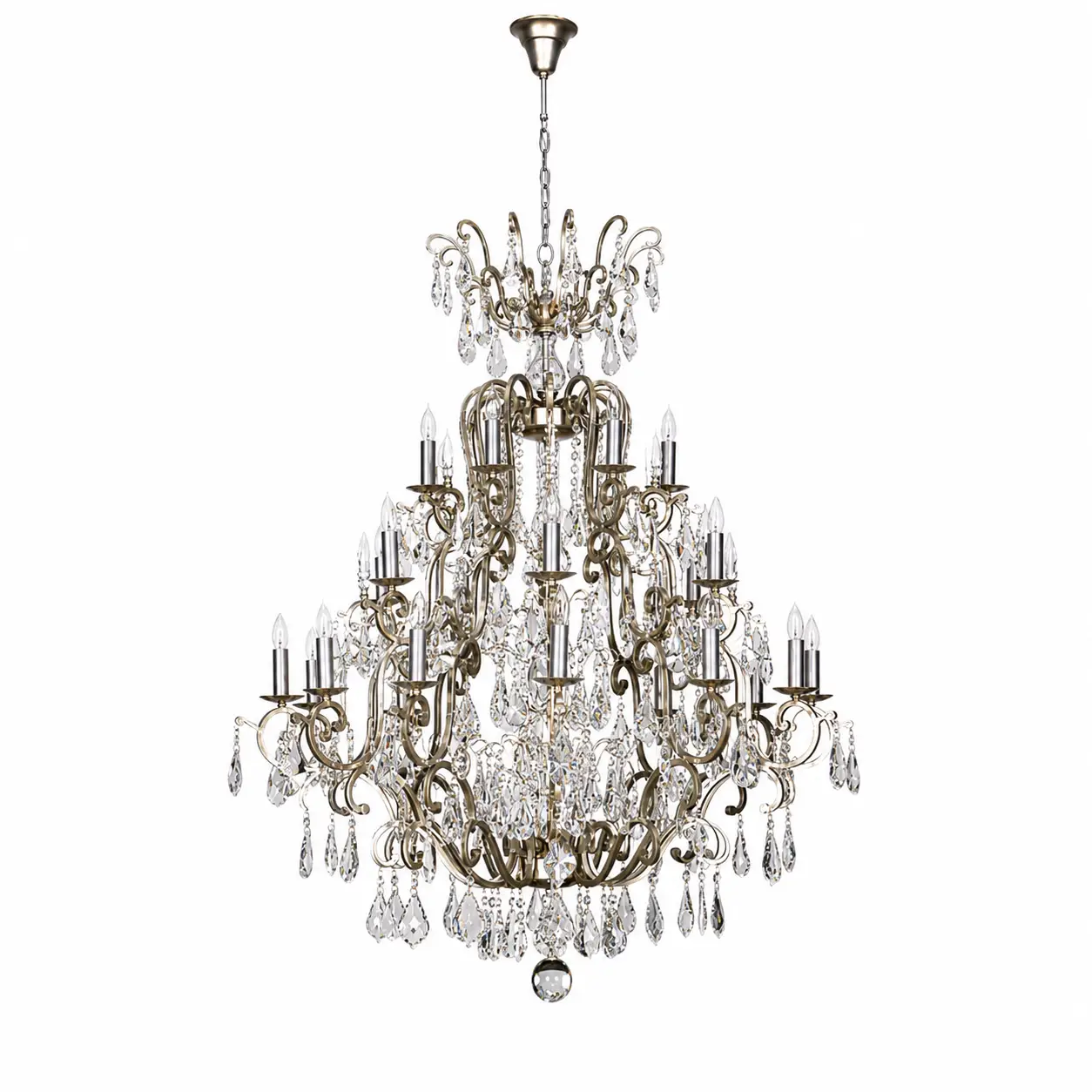 24-Light-3-Tier-Chandelier-with-K9-Crystal-Prisms-champagne-golden-Finish-1
