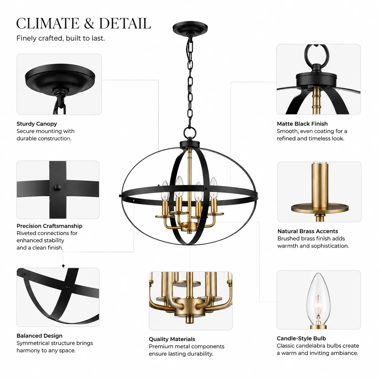 4‑Light-Astra-Ellipsoid-Pendant-with-Matte-Black-Natural-Brass-Finish-2 4‑Light-Astra-Ellipsoid-Pendant-with-Matte-Black-Natural-Brass-Finish-2