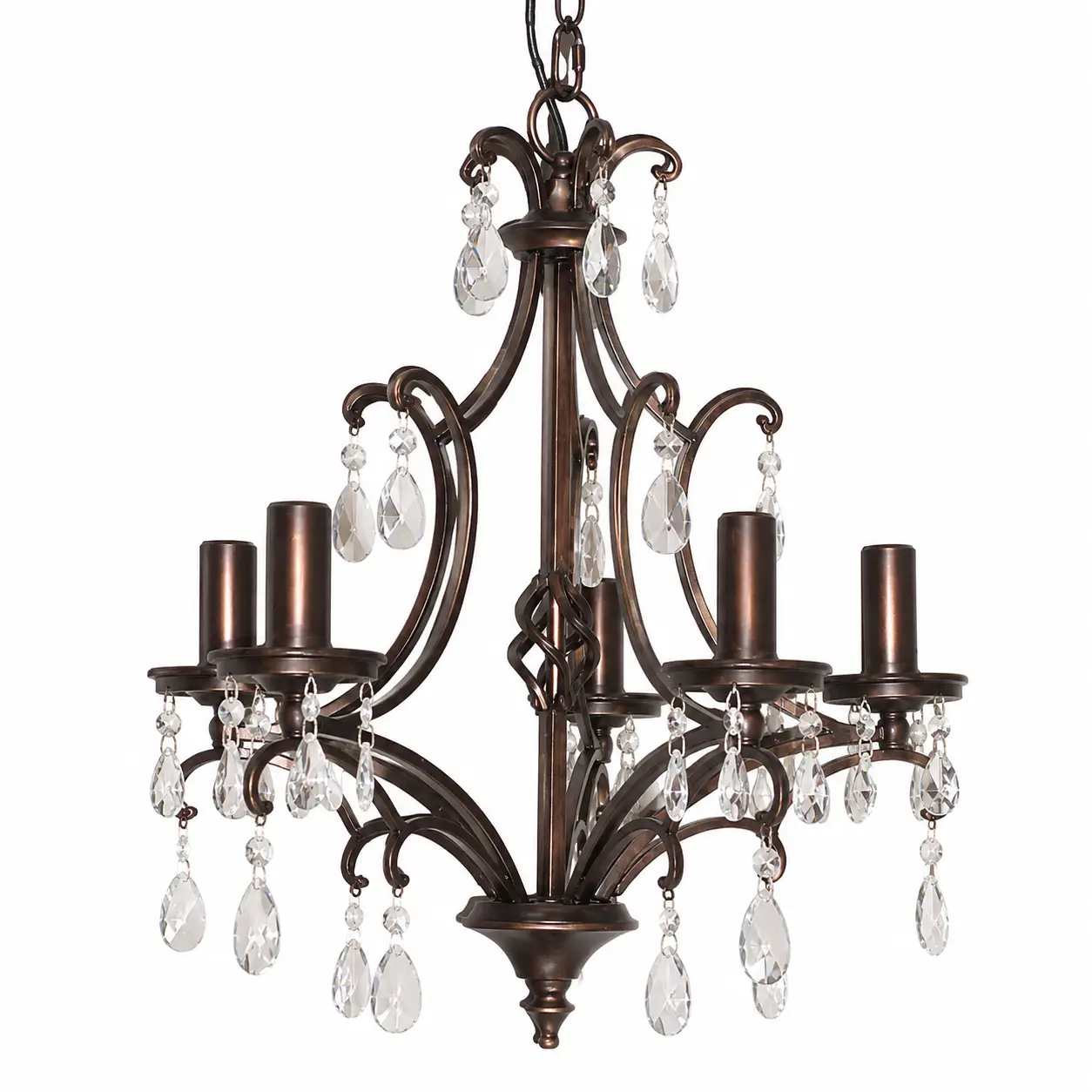 5-light-classic-bronze-metal-chandelier-with-crystal-pendants-1 5-light-classic-bronze-metal-chandelier-with-crystal-pendants-1