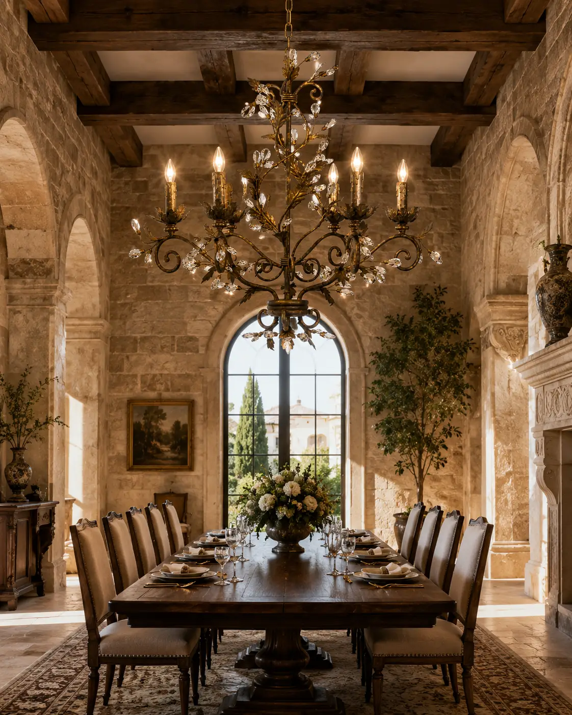 6-Light-Tuscano-Metal-Chandelier-with-Decorative-Crystal-Accents-neoclassical-mediterranean 6-Light-Tuscano-Metal-Chandelier-with-Decorative-Crystal-Accents-neoclassical-mediterranean