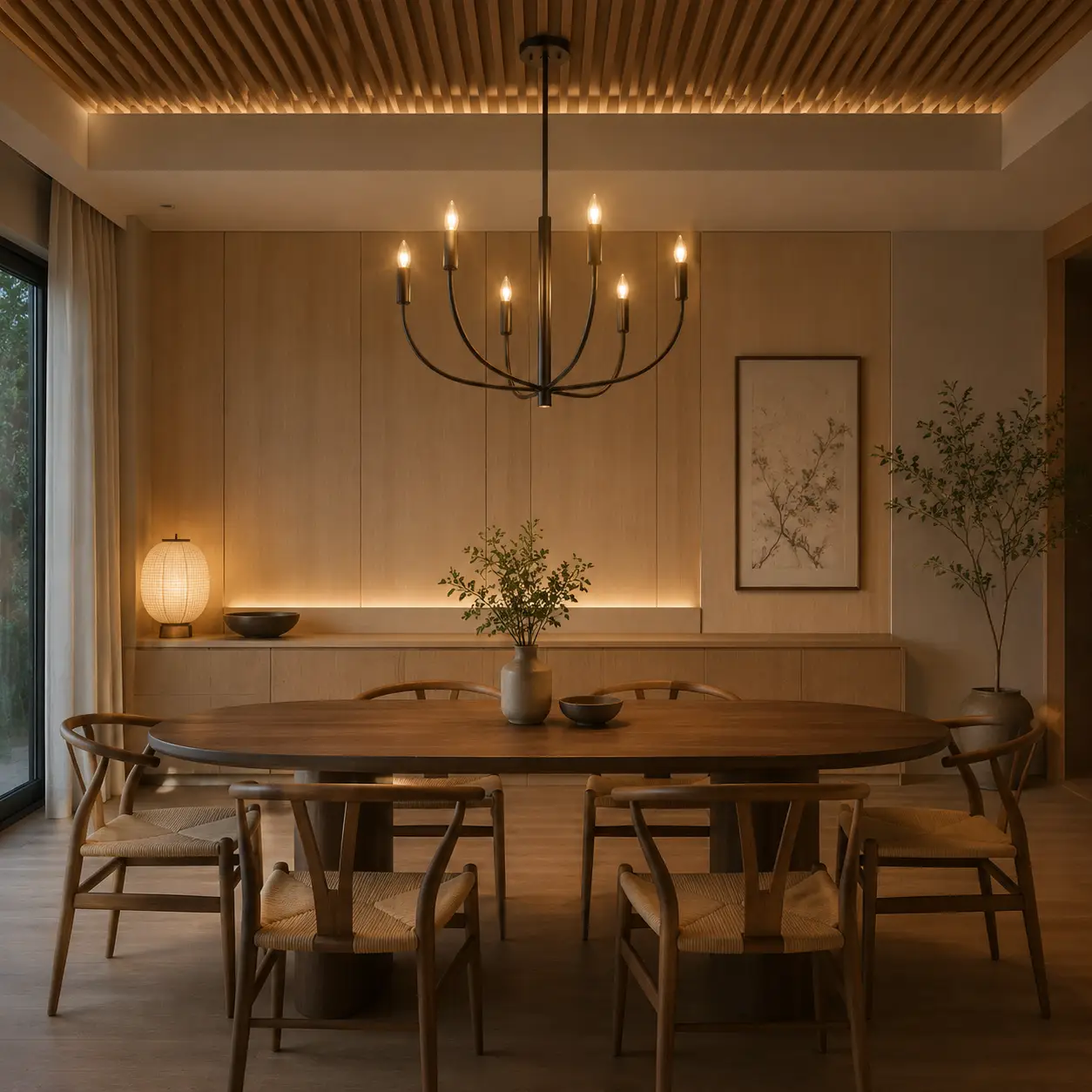 Aura-Arc-6-Light-Contemporary-Pendant-japandi-dining Aura-Arc-6-Light-Contemporary-Pendant-japandi-dining
