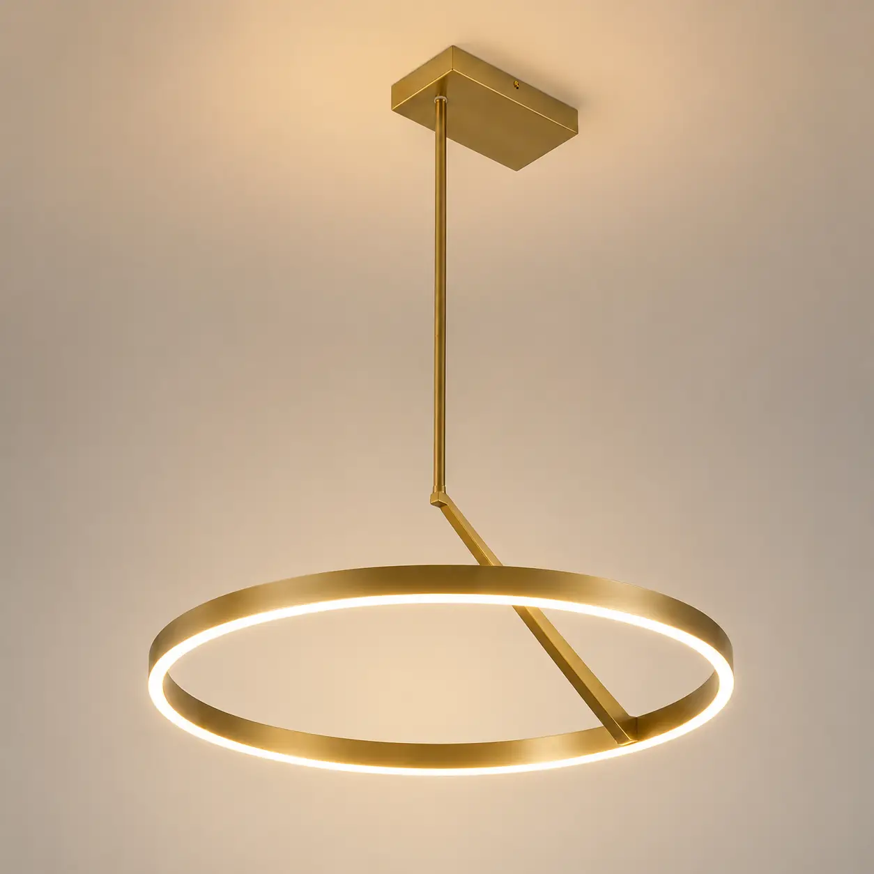 Aureline-LED-Pendant-with-Satin-Brass-Angled-Ring-Finish-3 Aureline-LED-Pendant-with-Satin-Brass-Angled-Ring-Finish-3