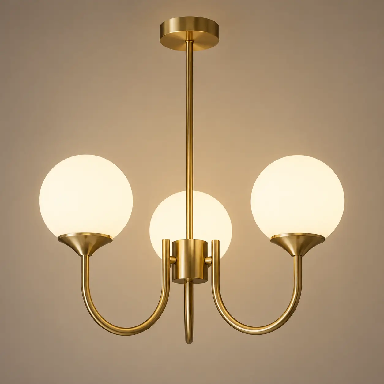 AurumArc-Shiny-Gold-Brass-3-Light-Pendant-with-Frosted-Ivory-Globes-3 AurumArc-Shiny-Gold-Brass-3-Light-Pendant-with-Frosted-Ivory-Globes-3