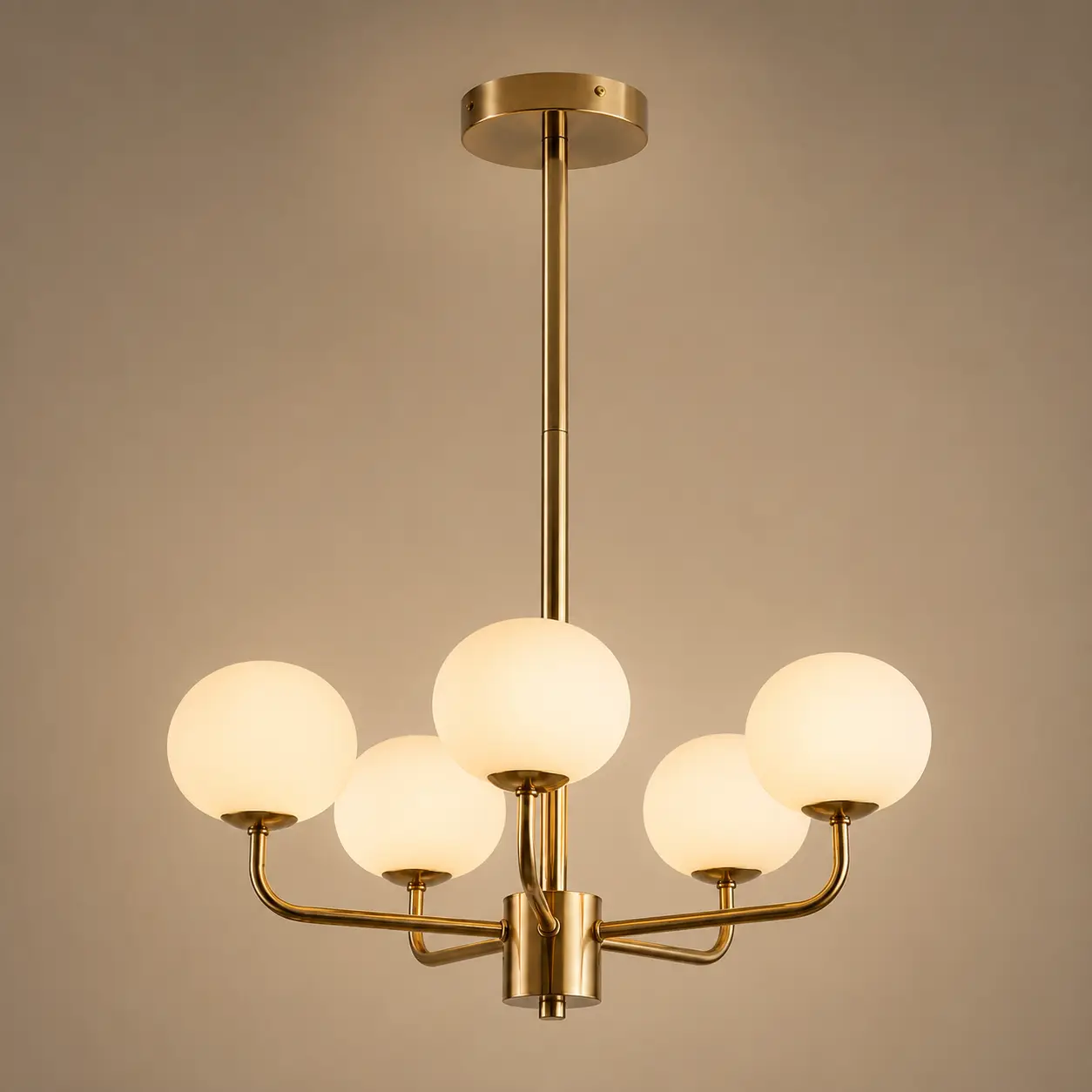 AurumCurve-5-Light-Pendant-with-Shiny-Gold-Brass-Frosted-Ivory-Global-Shades-3 AurumCurve-5-Light-Pendant-with-Shiny-Gold-Brass-Frosted-Ivory-Global-Shades-3