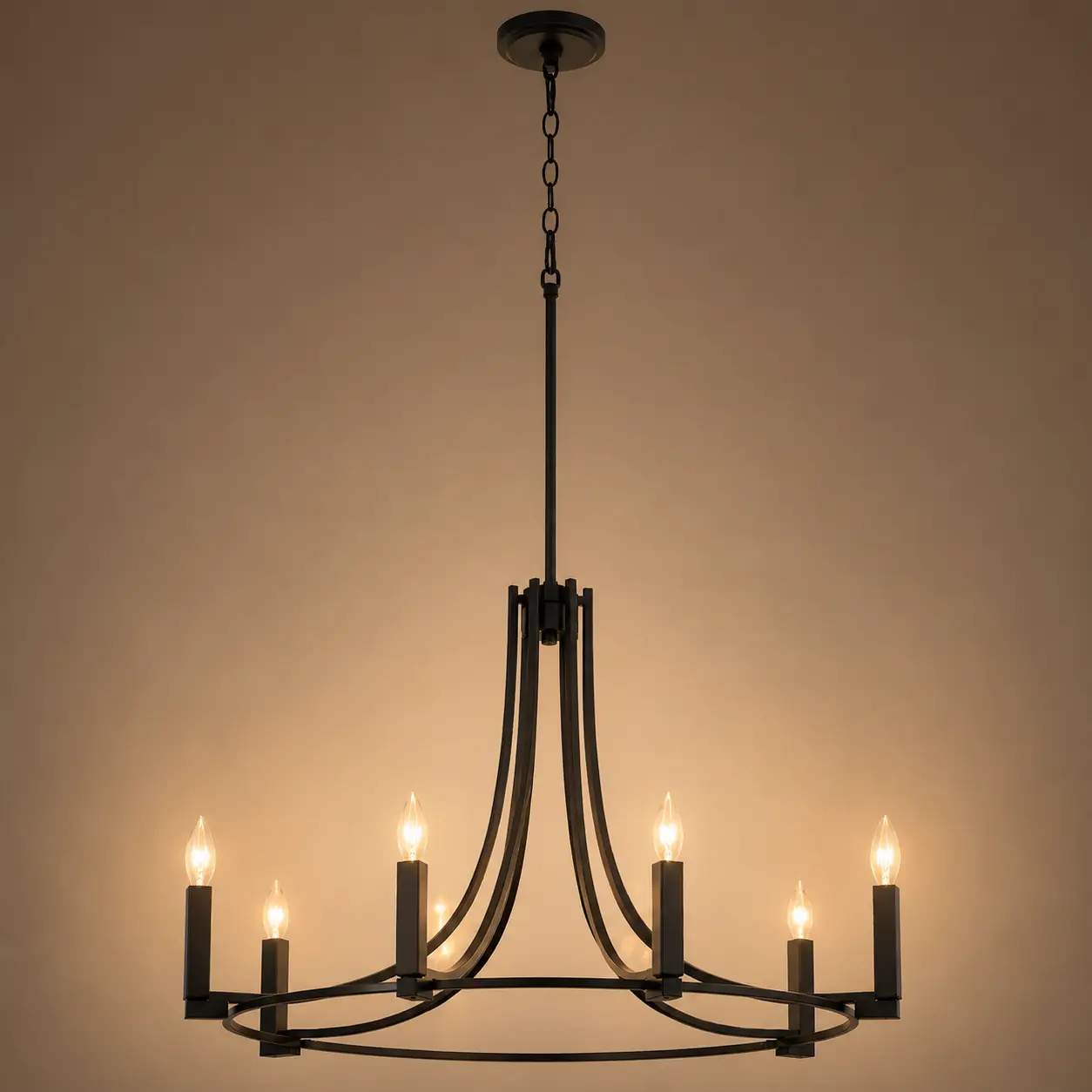 Axis-Arc-6-Light-Pendant-in-Matte-Black-with-Geometric-Cuboid-Holders-3 Axis-Arc-6-Light-Pendant-in-Matte-Black-with-Geometric-Cuboid-Holders-3