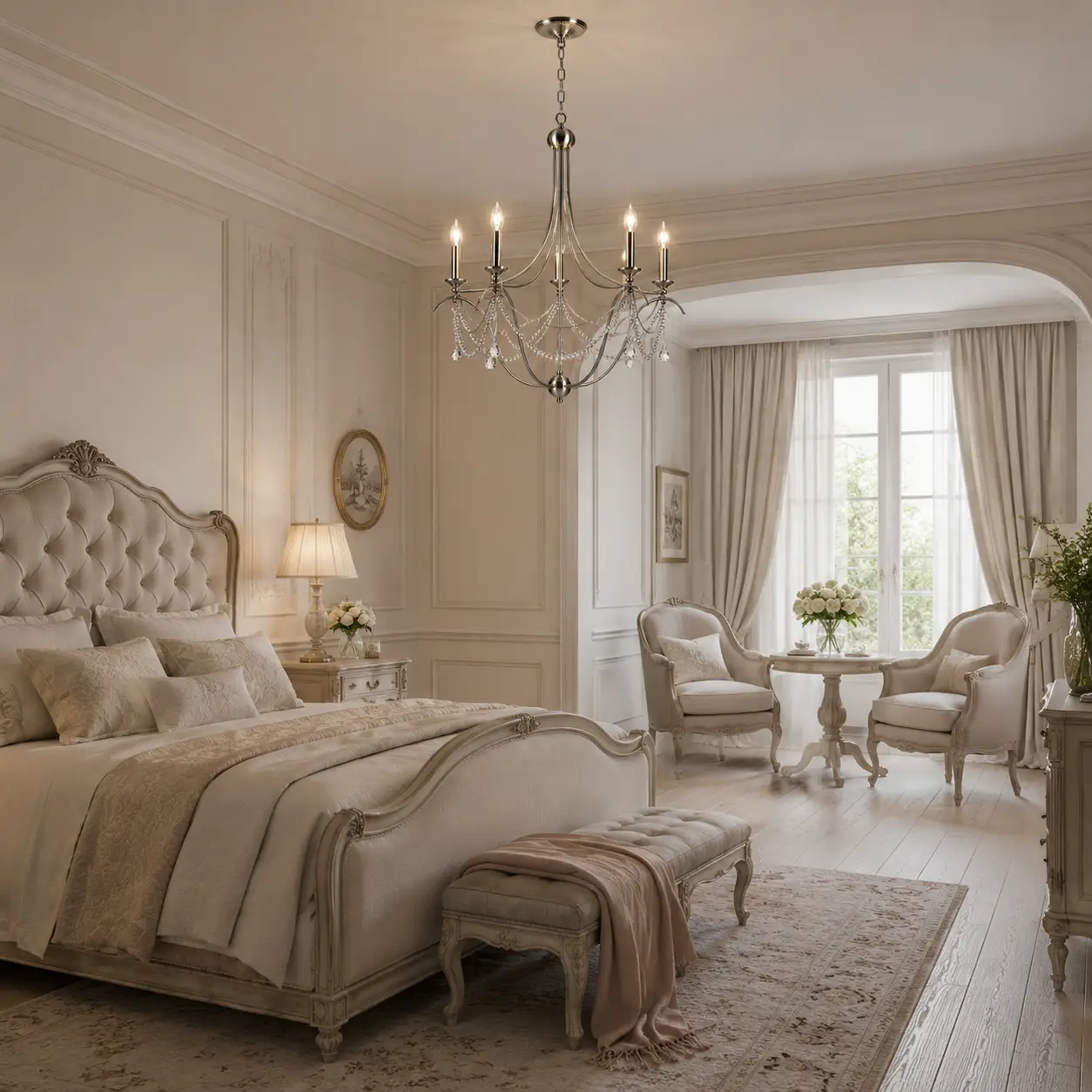 Belle-Epoque-Brushed-Nickel-Crystal-5-Light-Chandelier-french-bedroom Belle-Epoque-Brushed-Nickel-Crystal-5-Light-Chandelier-french-bedroom