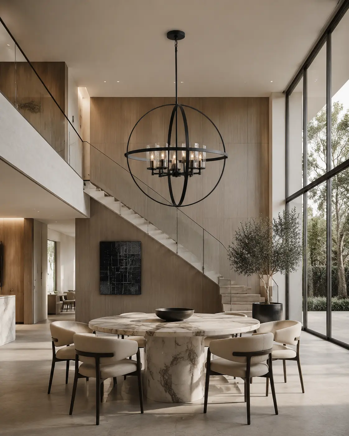 Celestia-Sphere-5‑Light-Pendant-with-Matte-Black-Finish-modern-living Celestia-Sphere-5‑Light-Pendant-with-Matte-Black-Finish-modern-living