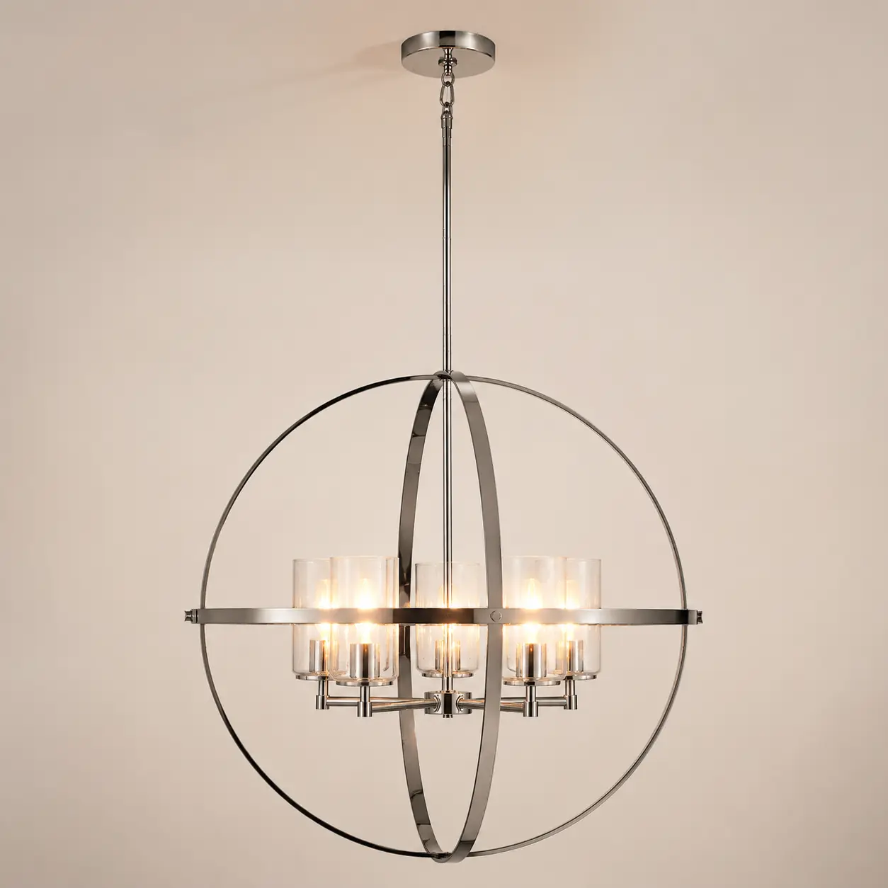 Celestia-Sphere-5‑Light-Pendant-with-Shiny-Chrome-Finish-3 Celestia-Sphere-5‑Light-Pendant-with-Shiny-Chrome-Finish-3