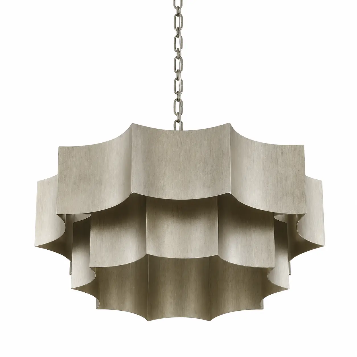 Elvara-Tiered-Pendant-Custom-Silver-Patina-Chandelier-with-Crimped-Drum-Shades-1 Elvara-Tiered-Pendant-Custom-Silver-Patina-Chandelier-with-Crimped-Drum-Shades-1
