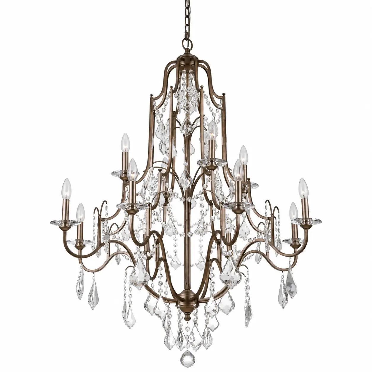 Florencia-12-Light-Two-Tier-Crystal-Chandelier-1 Florencia-12-Light-Two-Tier-Crystal-Chandelier-1