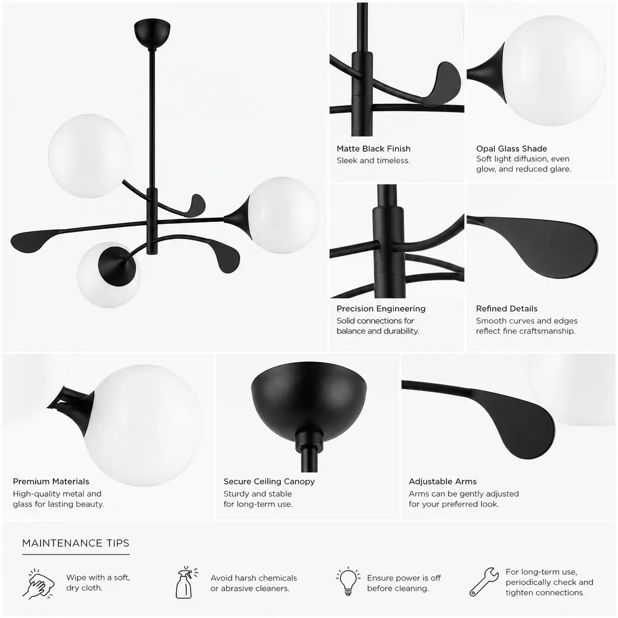 Florentis-Noir-3-Light-Matte-Black-Pendant-with-Adjustable-Arms-2 Florentis-Noir-3-Light-Matte-Black-Pendant-with-Adjustable-Arms-2