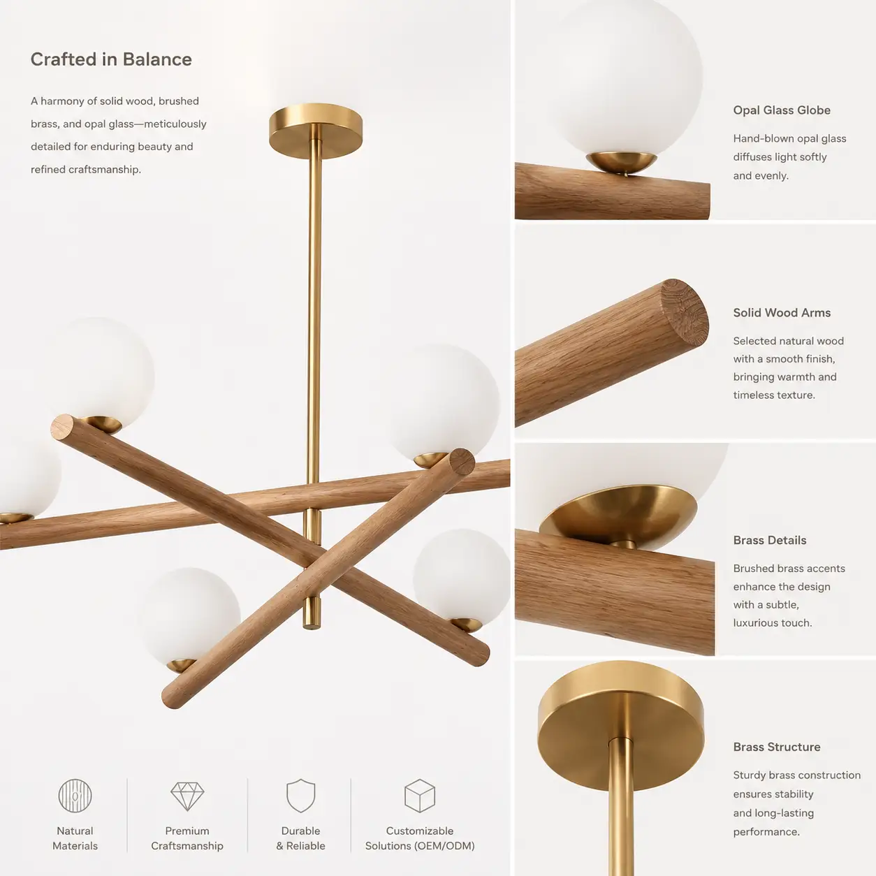 Lunaro-6-Light-Brass-Wood-Globe-Chandelier-2 Lunaro-6-Light-Brass-Wood-Globe-Chandelier-2