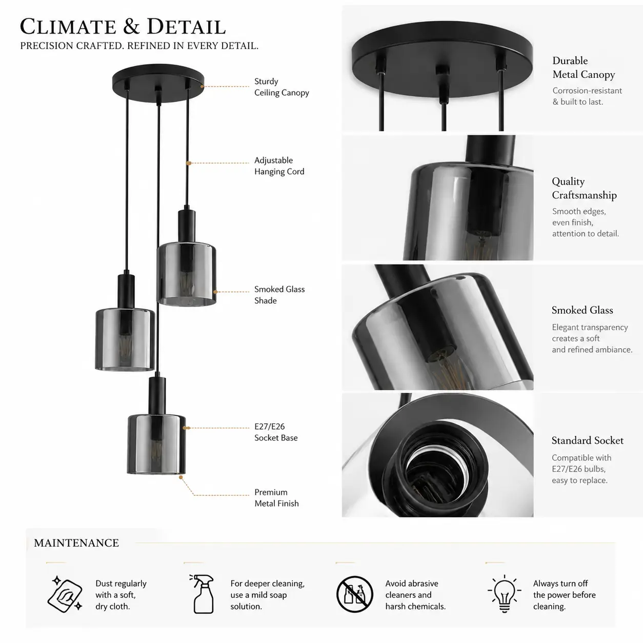 Noctara-Cascade-3-Light-Smoked-Glass-Pendant-2 Noctara-Cascade-3-Light-Smoked-Glass-Pendant-2