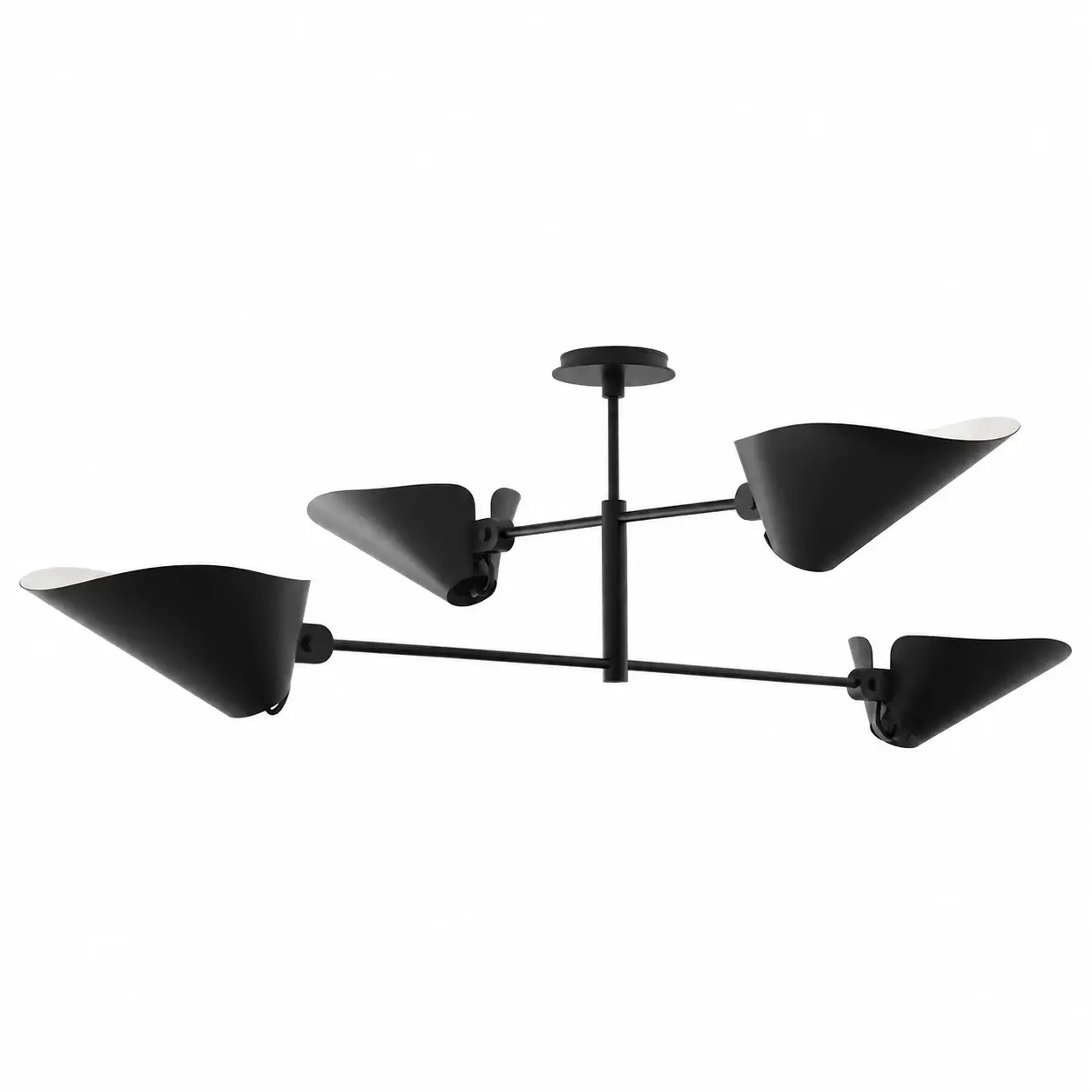 Orbit-Scoop-Matte-Black-4-Light-Chandelier-1 Orbit-Scoop-Matte-Black-4-Light-Chandelier-1