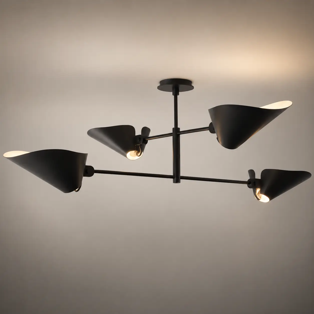 Orbit-Scoop-Matte-Black-4-Light-Chandelier-3 Orbit-Scoop-Matte-Black-4-Light-Chandelier-3