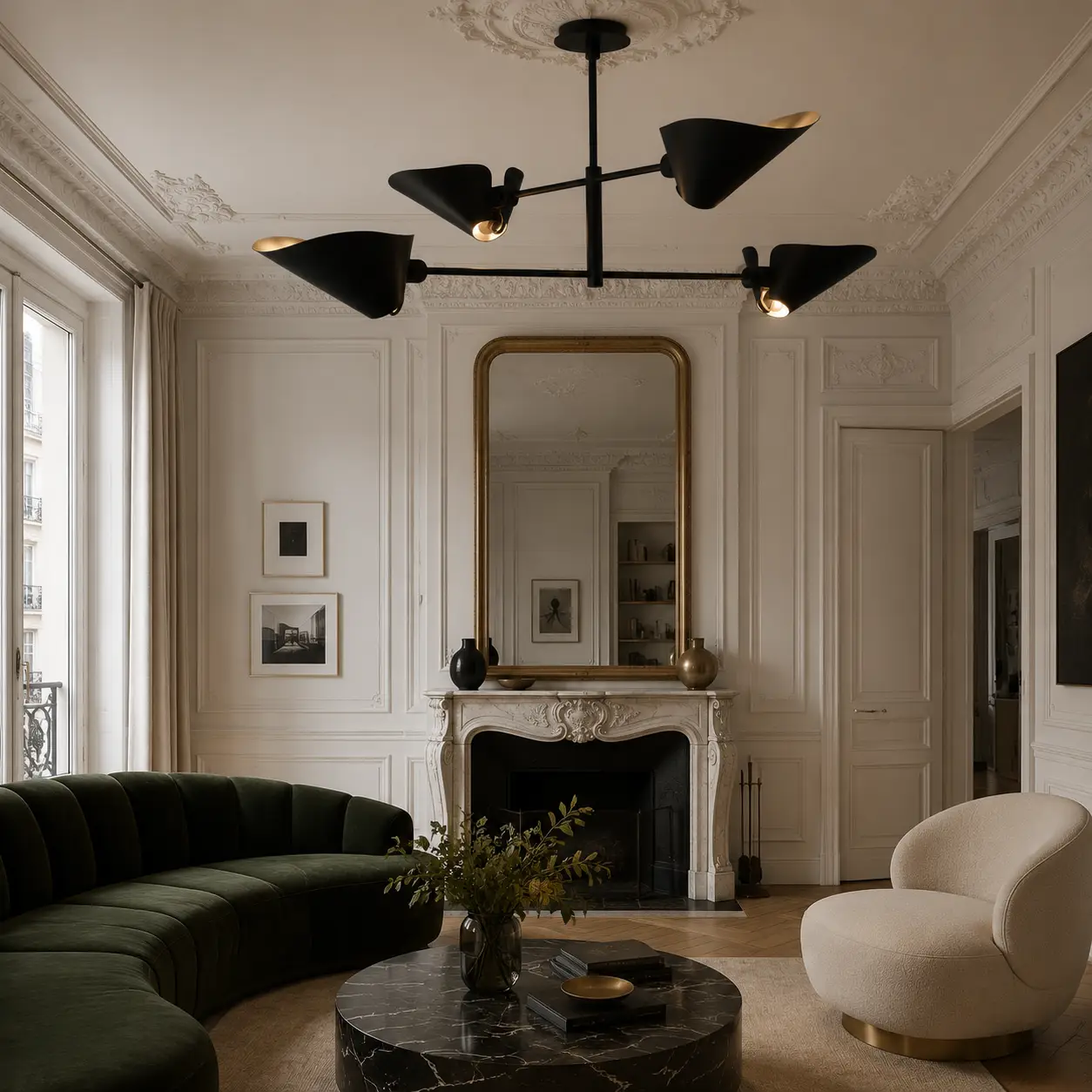 Orbit-Scoop-Matte-Black-4-Light-Chandelier-transitional-living Orbit-Scoop-Matte-Black-4-Light-Chandelier-transitional-living