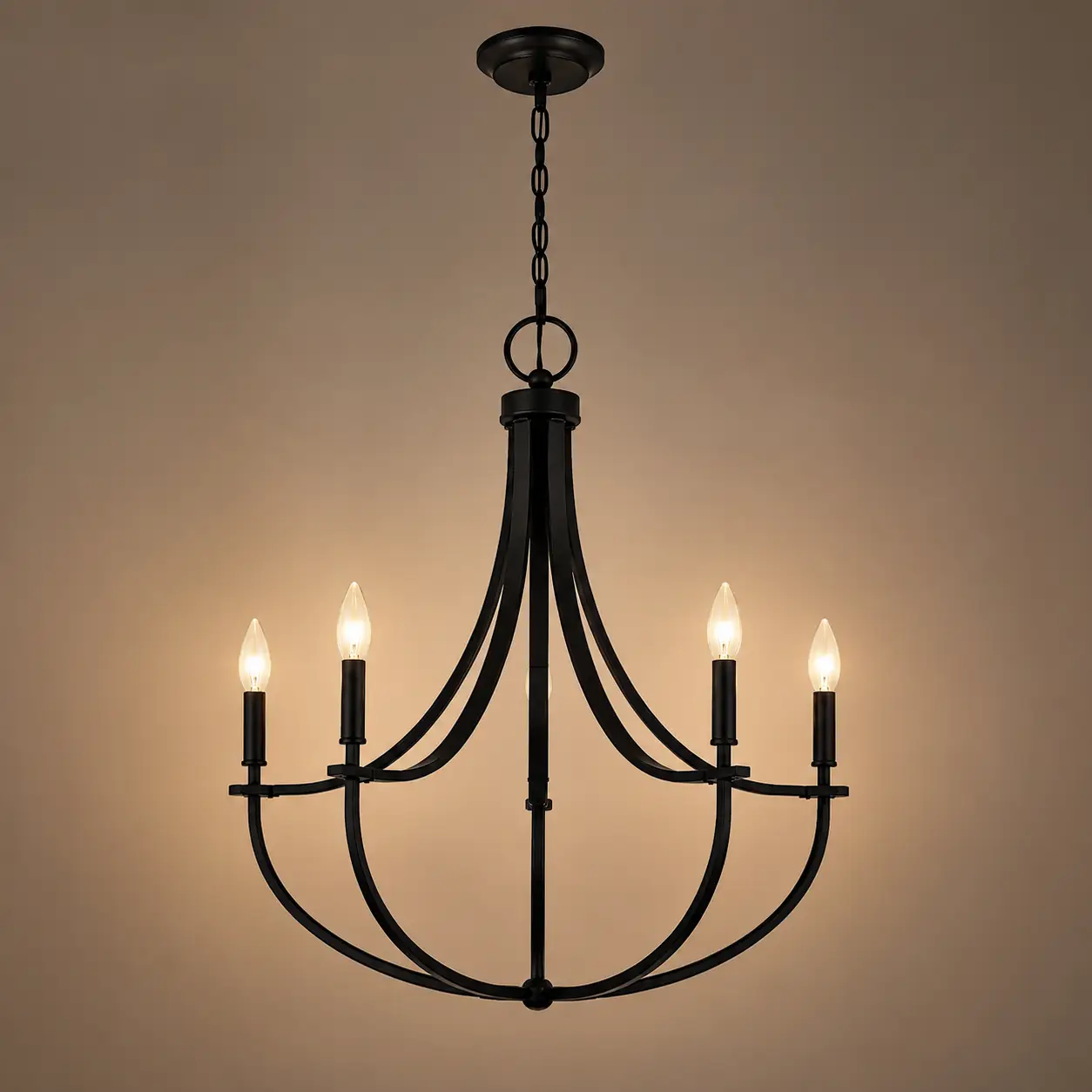 Orbitra-5-Light-Pendant-in-Matte-Black-with-Dual-Curved-Arms-3 Orbitra-5-Light-Pendant-in-Matte-Black-with-Dual-Curved-Arms-3