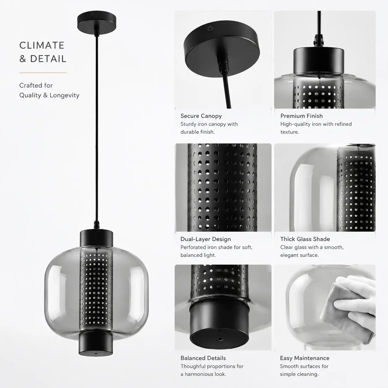 Orion-1‑Light-Dual‑Layer-Smoked-Glass-Iron-Pendant-2 Orion-1‑Light-Dual‑Layer-Smoked-Glass-Iron-Pendant-2