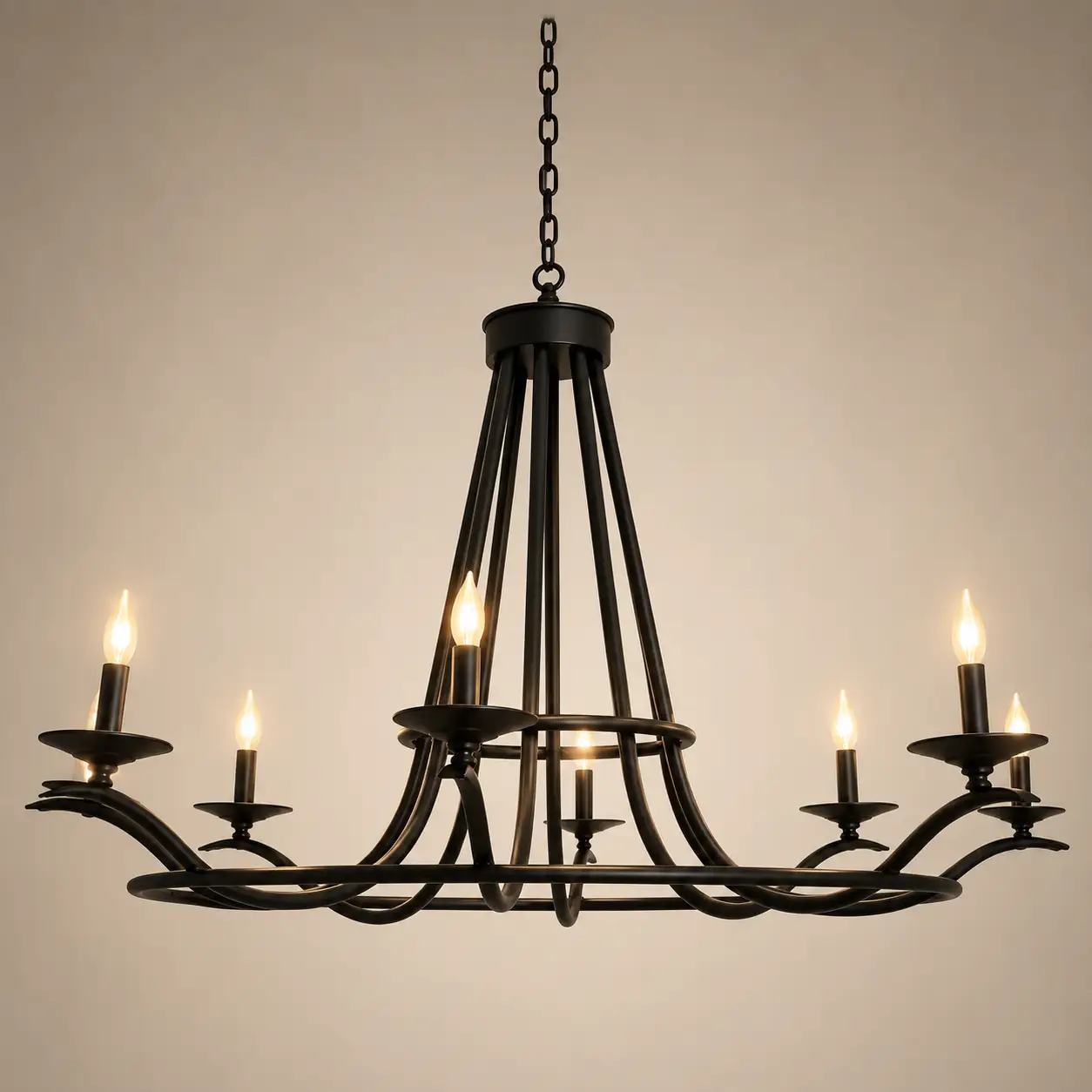 Orionis-8-Light-Pendant-in-Matte-Black-with-Double-Ring-Structure-3 Orionis-8-Light-Pendant-in-Matte-Black-with-Double-Ring-Structure-3