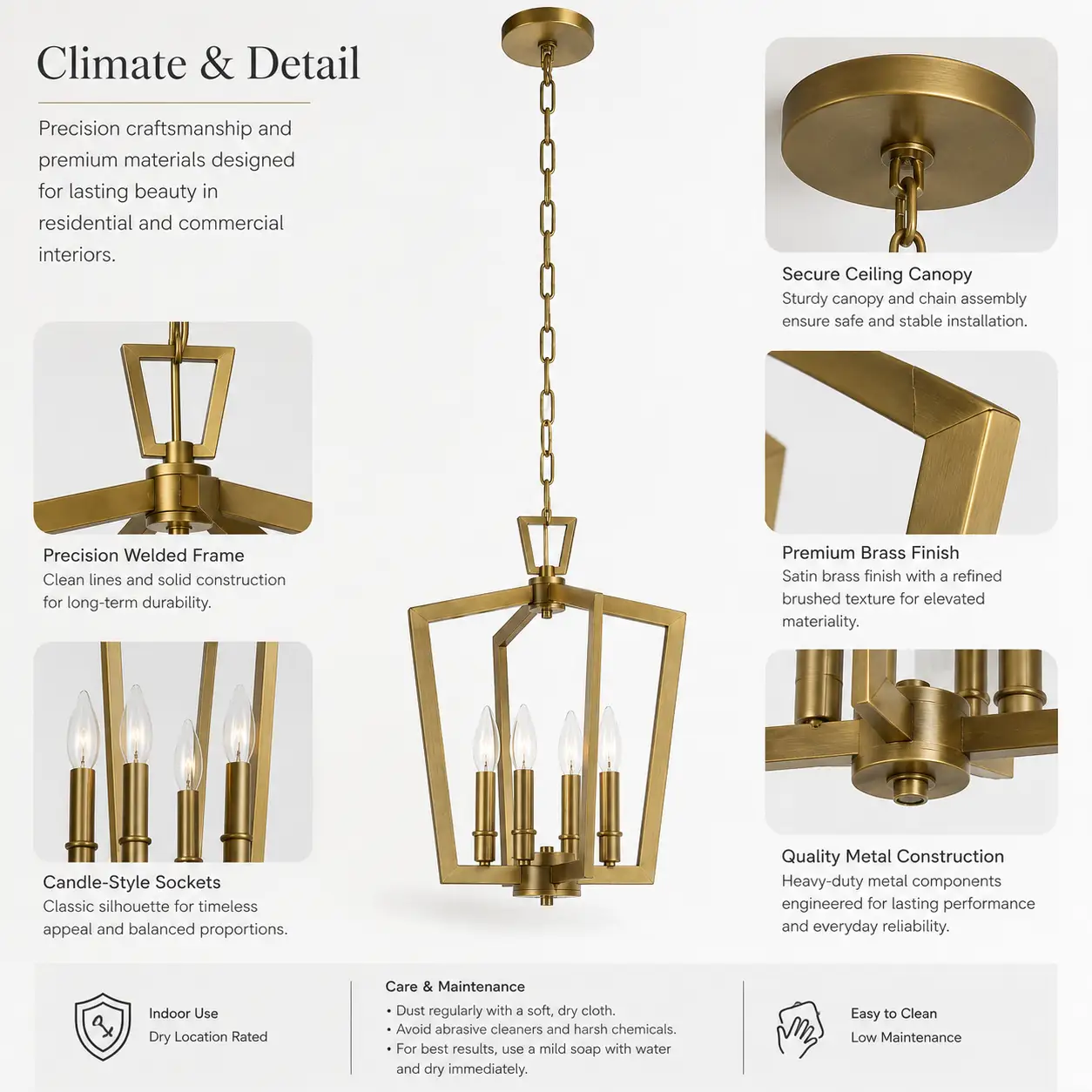 Pentavia-4-Light-Geometric-Pendant-with-Satin-Brass-Finish-2 Pentavia-4-Light-Geometric-Pendant-with-Satin-Brass-Finish-2